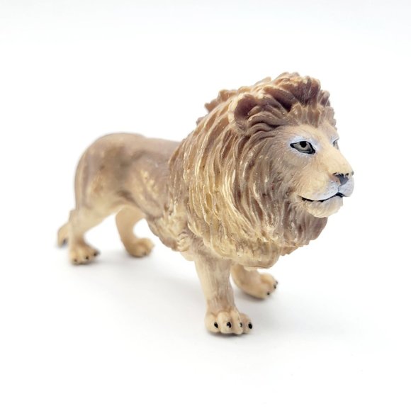 Vintage Schleich Male Lion Figure Toy Wild Animals Zoo Animals 1996 90s 4.5" - Picture 2 of 10